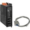 8-port Industrial Ethernet Layer 2 Managed Switch with 2-Fiber Port (Single-mode 60 km, SC Connector)ICP DAS